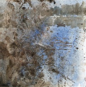 Mneme - Serie herinneringswerken 15x15 olieverf op doek